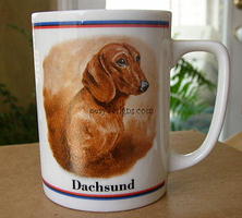 Ruth Maystead Dachsund Portrait Coffee Mug